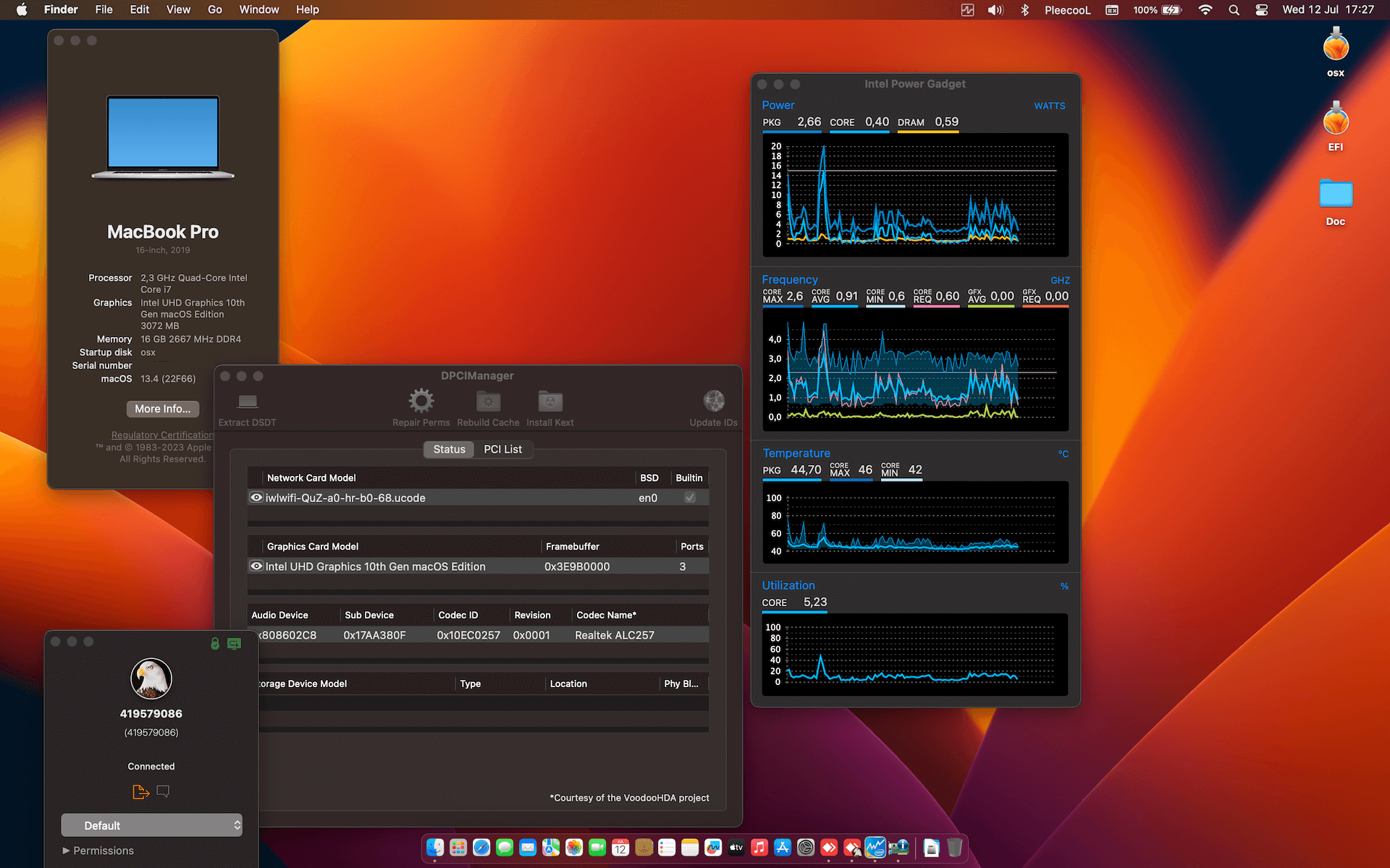 Lenovo Ideapad S540 13IML 2nd [Intel UHD 10Th Gen + I2C]   OpenCore 1